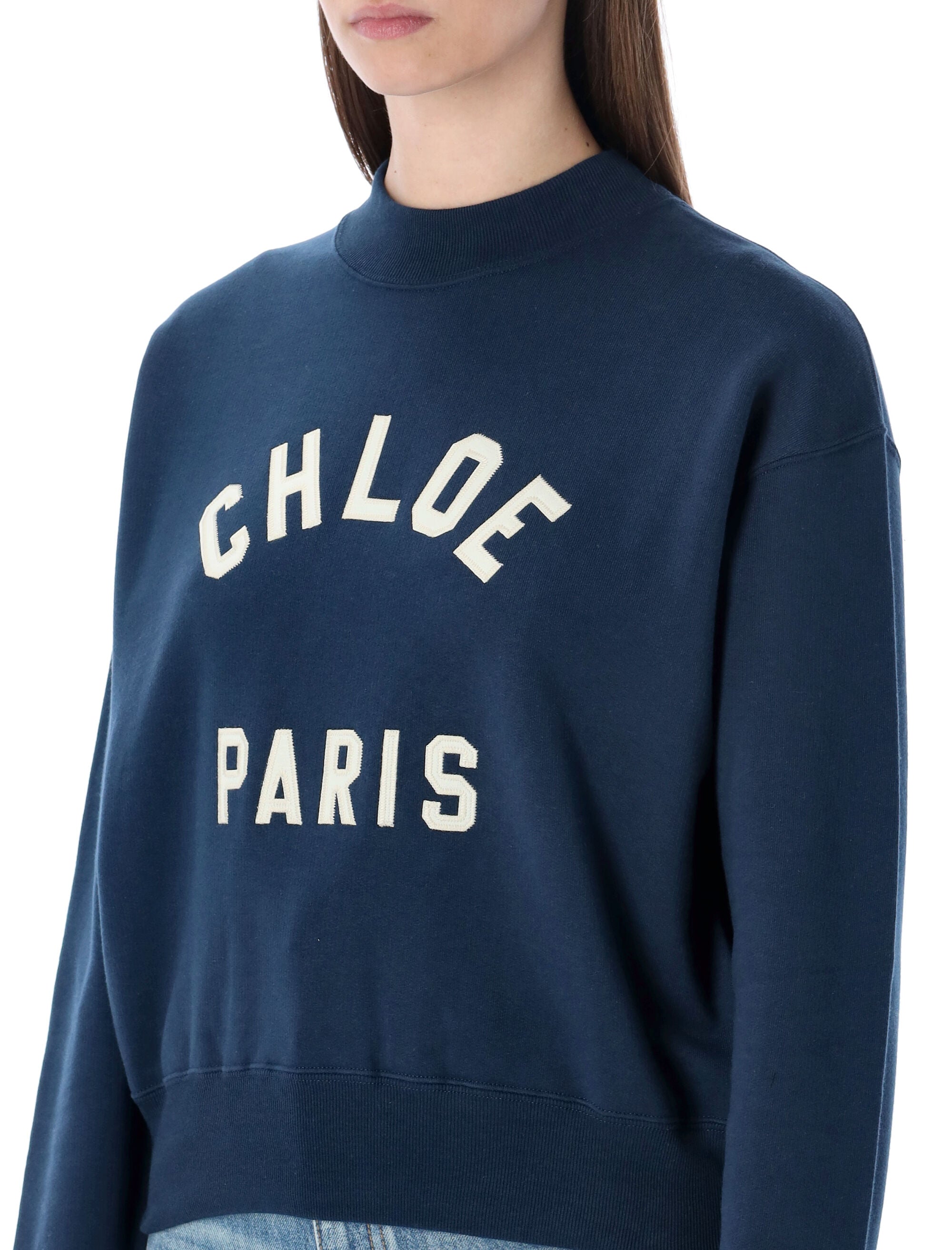 Varsity Logo Cotton Sweatshirt