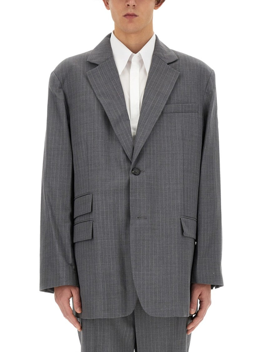 Grey Virgin Wool Jacket