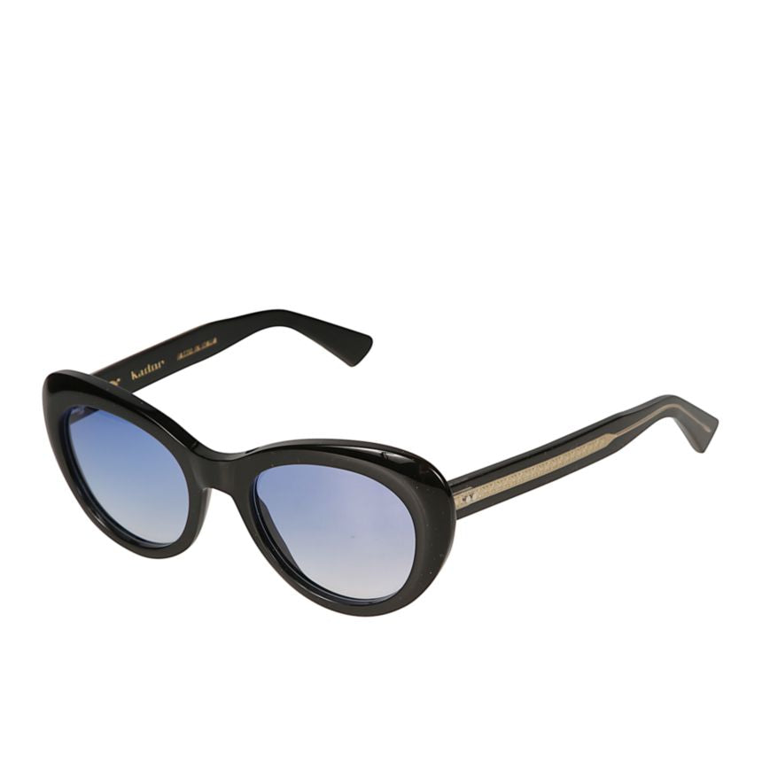 Capri Rounded Cat-Eye Sunglasses with Gradient Lenses