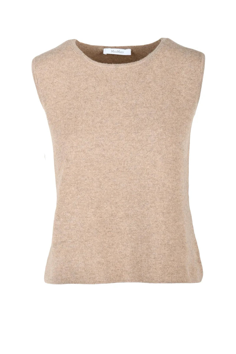 Wool Cashmere Vest - Beige