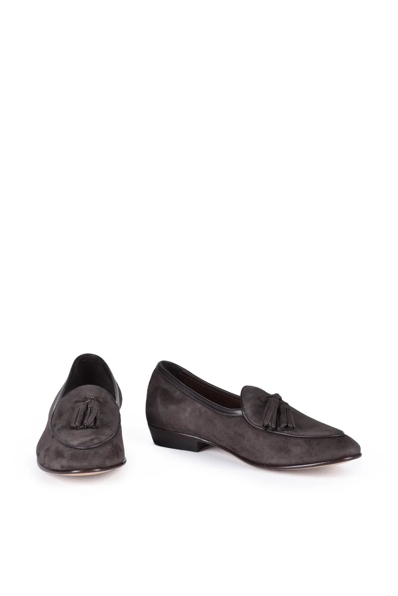 Suede Loafer - Brown
