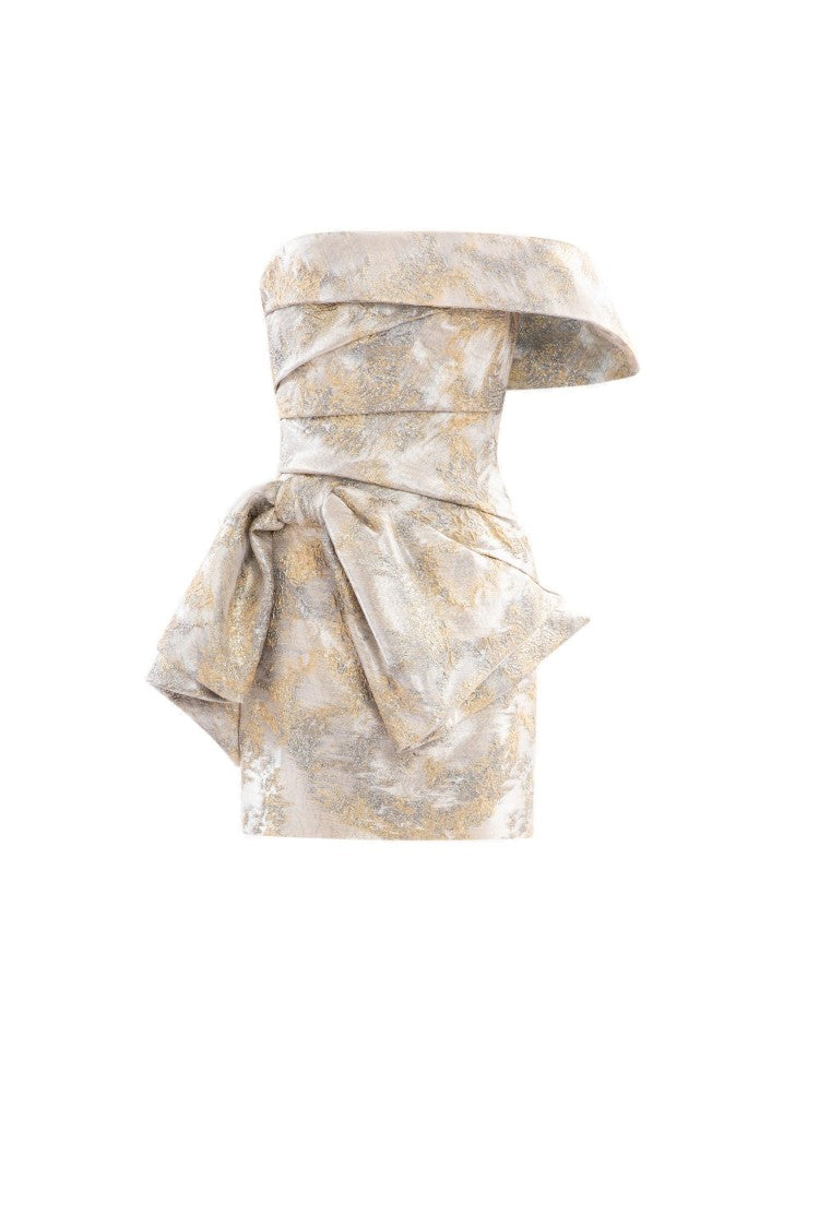 Brocade Short Dress