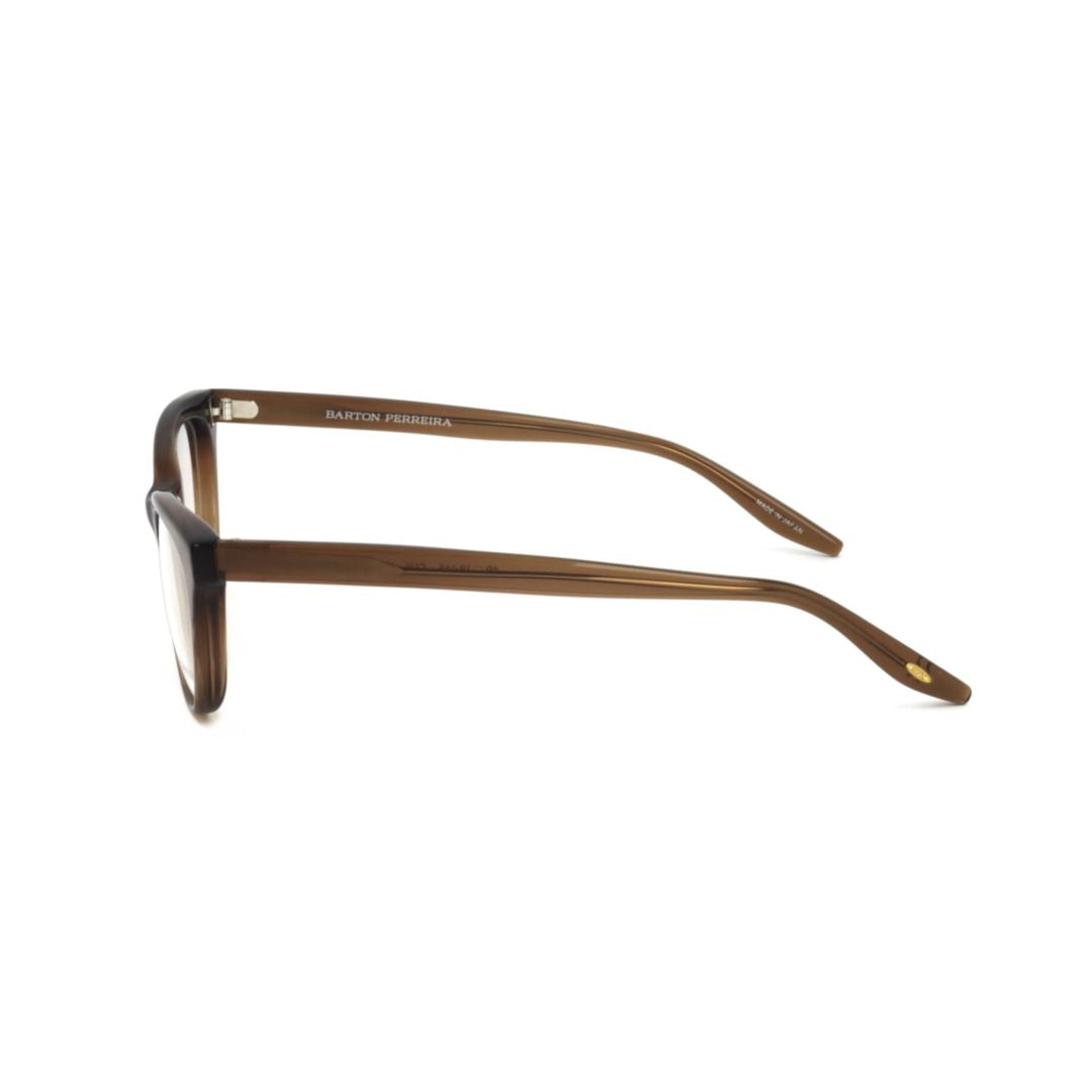 Bp5042 492ln Translucent Brown Cat-Eye Eyeglasses with Tapered Temples