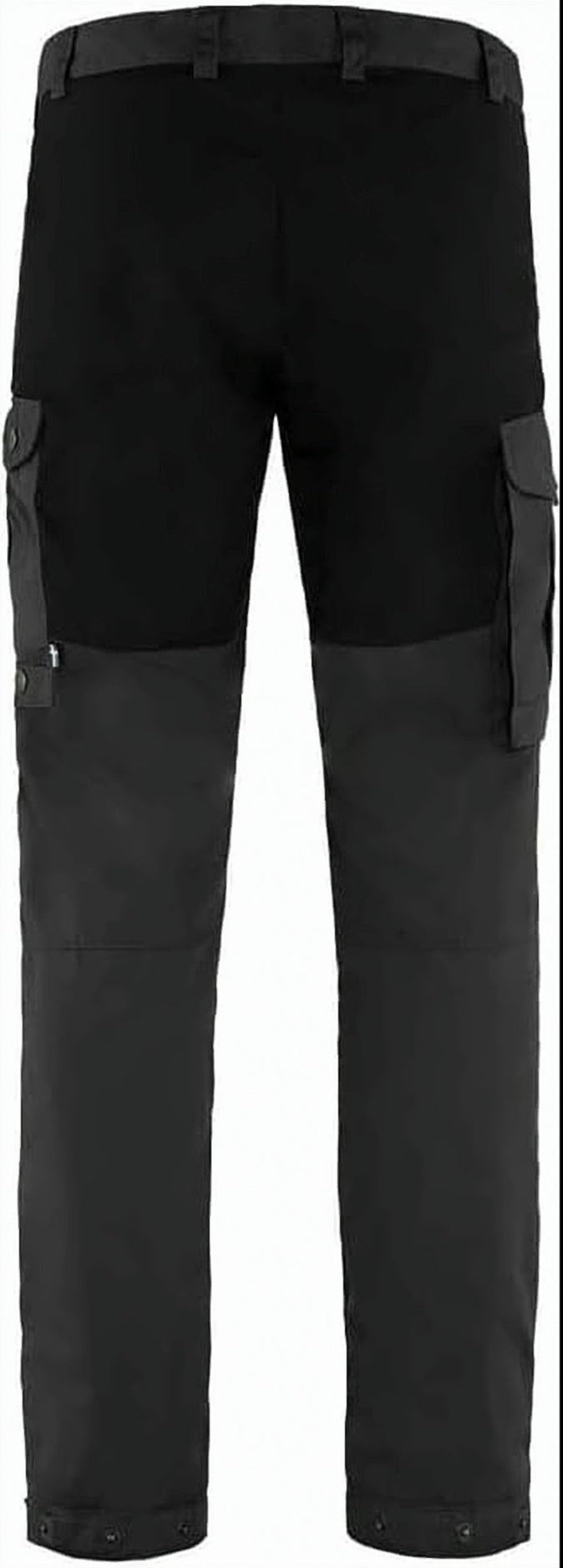 Two-Tone Straight Pants with Reinforced Details