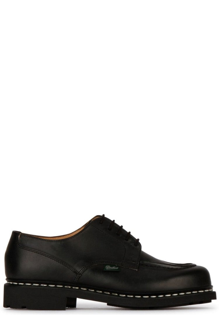 Classic Black Dress Shoes with Rounded Toe