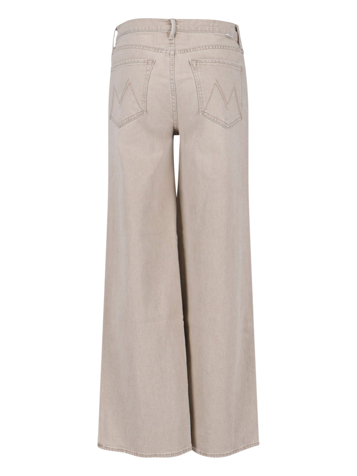 Classic Brown Denim Jeans with Timeless Five-Pocket Design