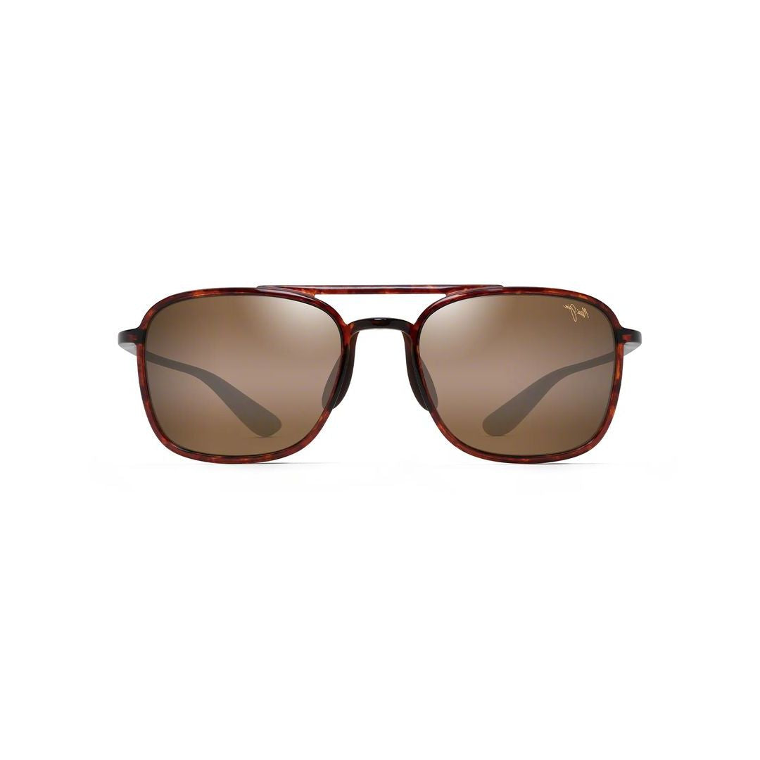 Keokea Rectangular Tortoiseshell Sunglasses with Brown-Tinted Lenses