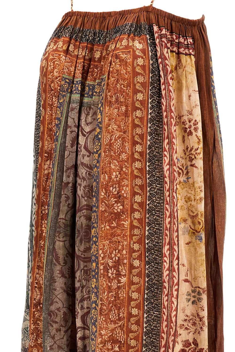 Sleeveless Printed Maxi Dress With Relaxed Silhouette