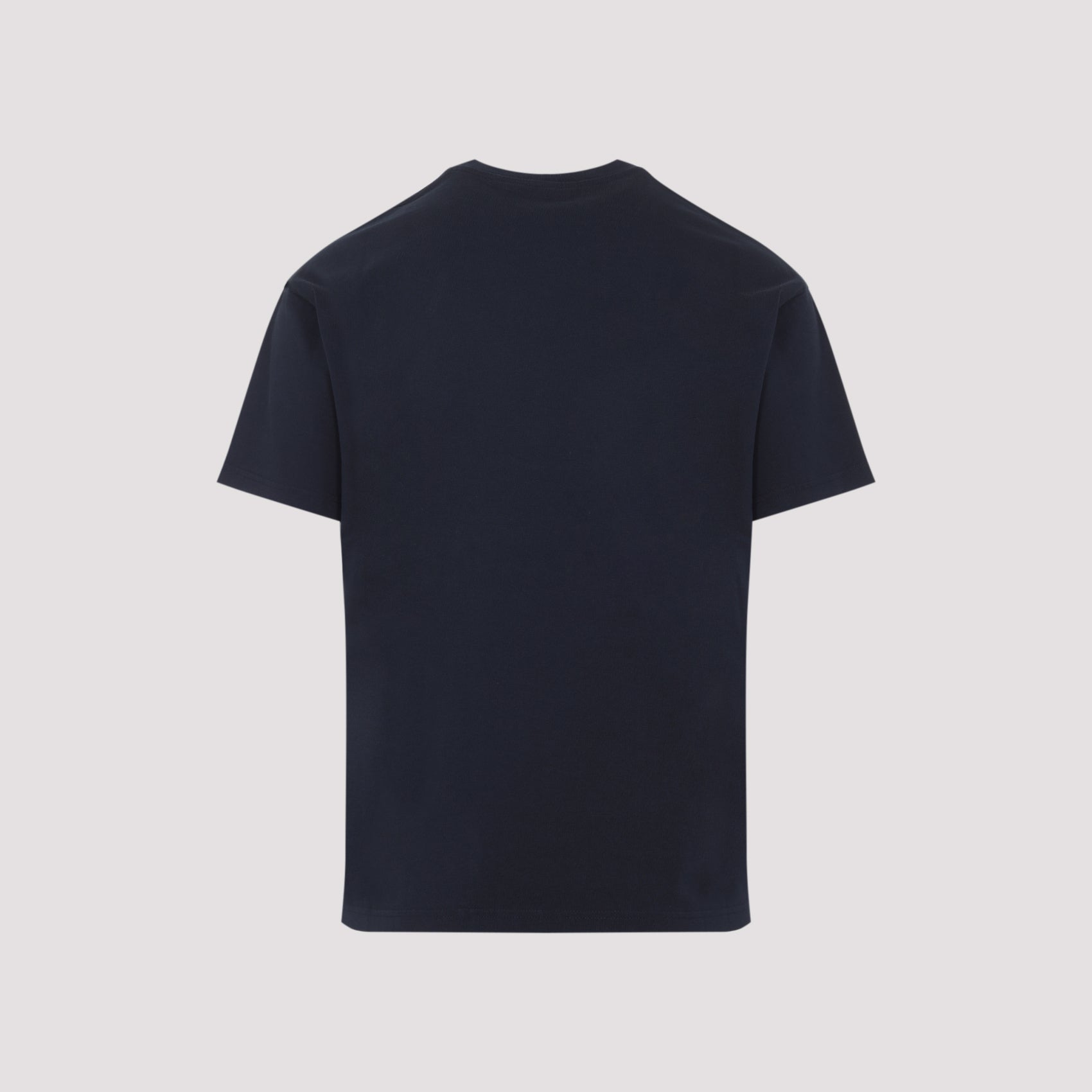 Black Crew Neck T-Shirt With Patch Detail