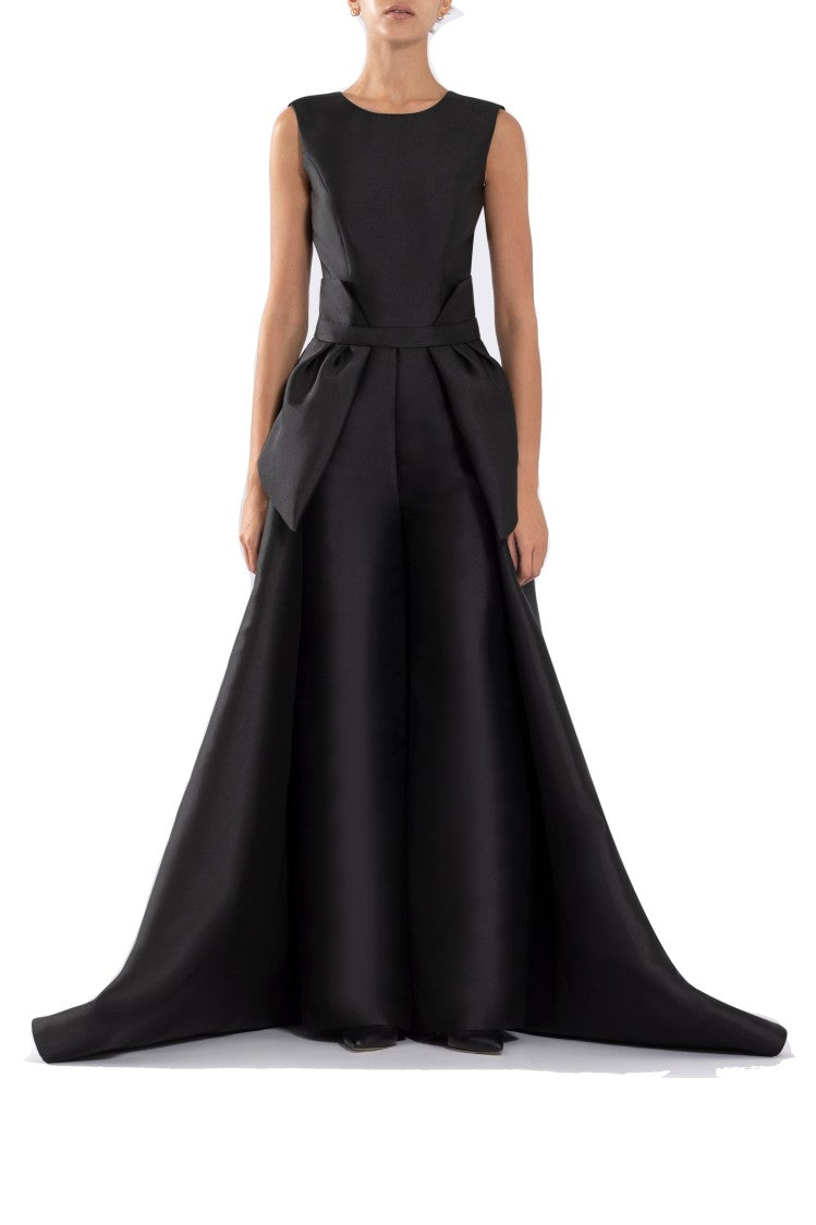 Mikado Classic Jumpsuit With Detachable Overskirt