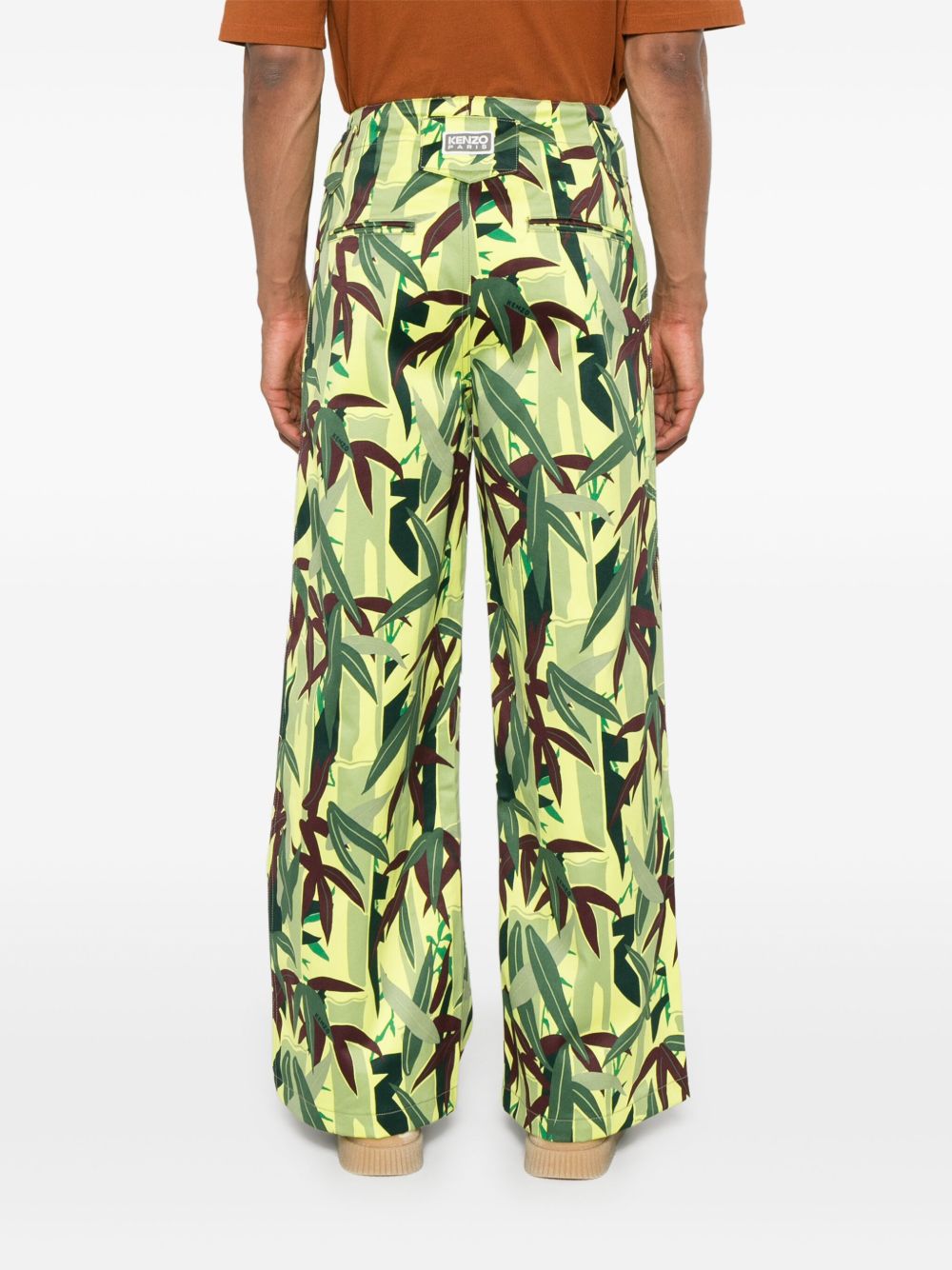 Wide-Leg Trousers with Concealed Fly