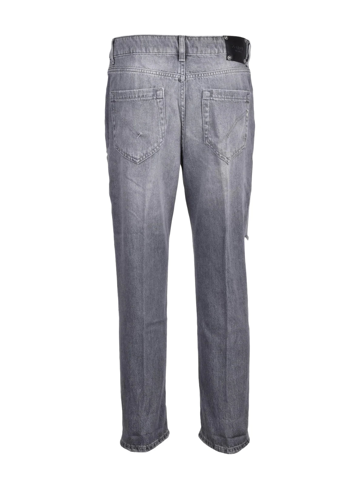 Grey Icon Loose Fit Cotton Jeans