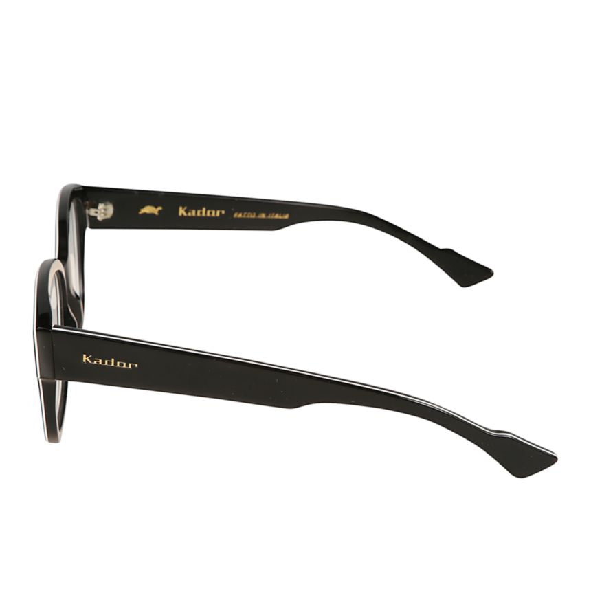 Toska Bold Rectangular Frame Eyeglasses with Glossy Finish