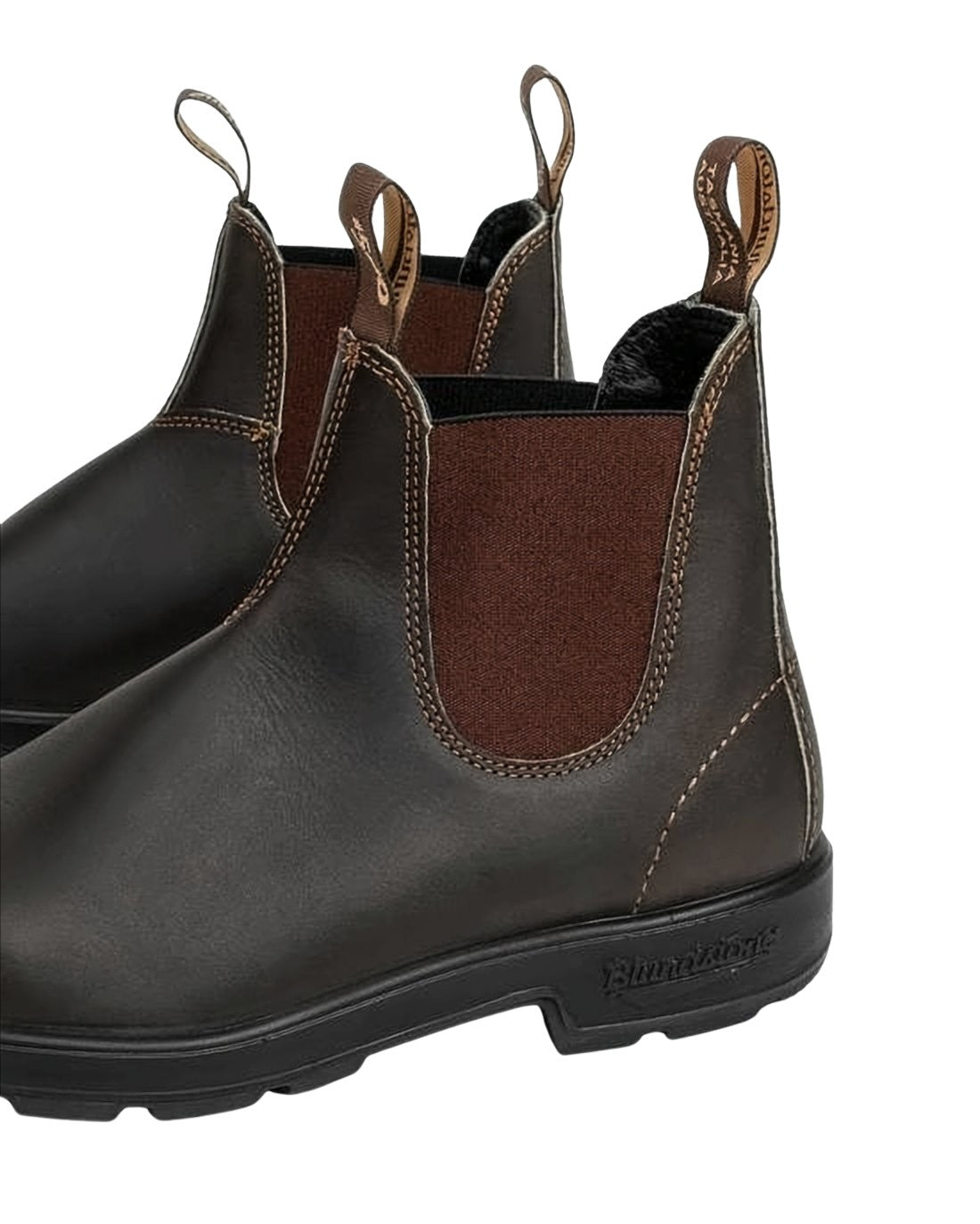 Brown Cowhide Leather Ankle Boots
