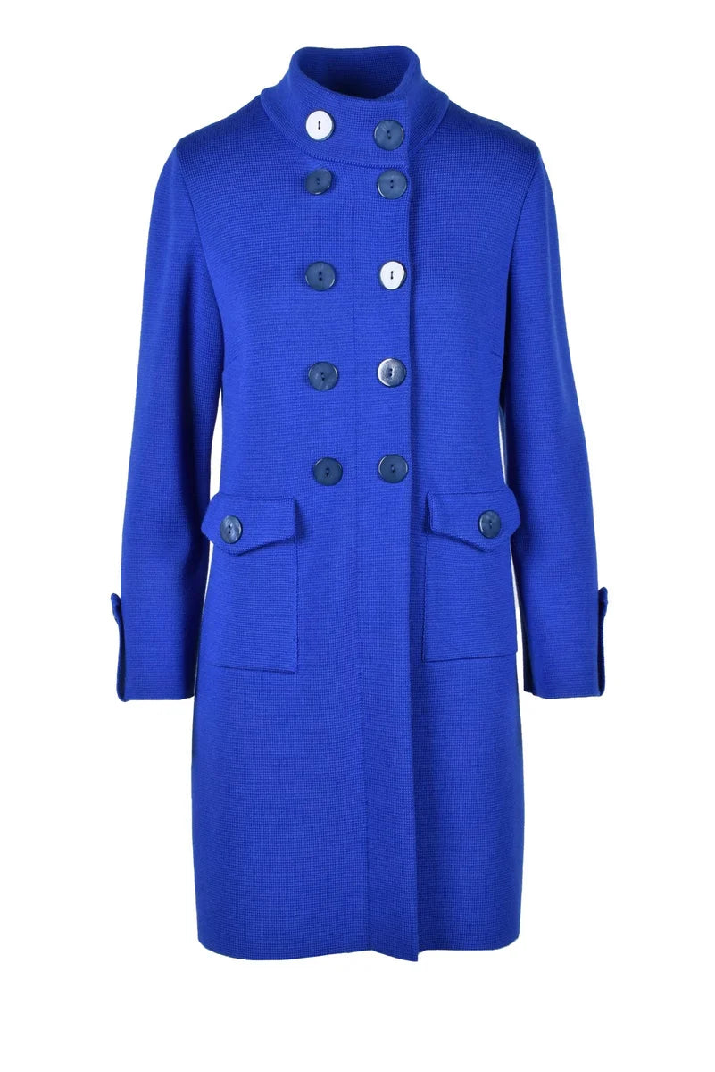 Knit Coat - Blue