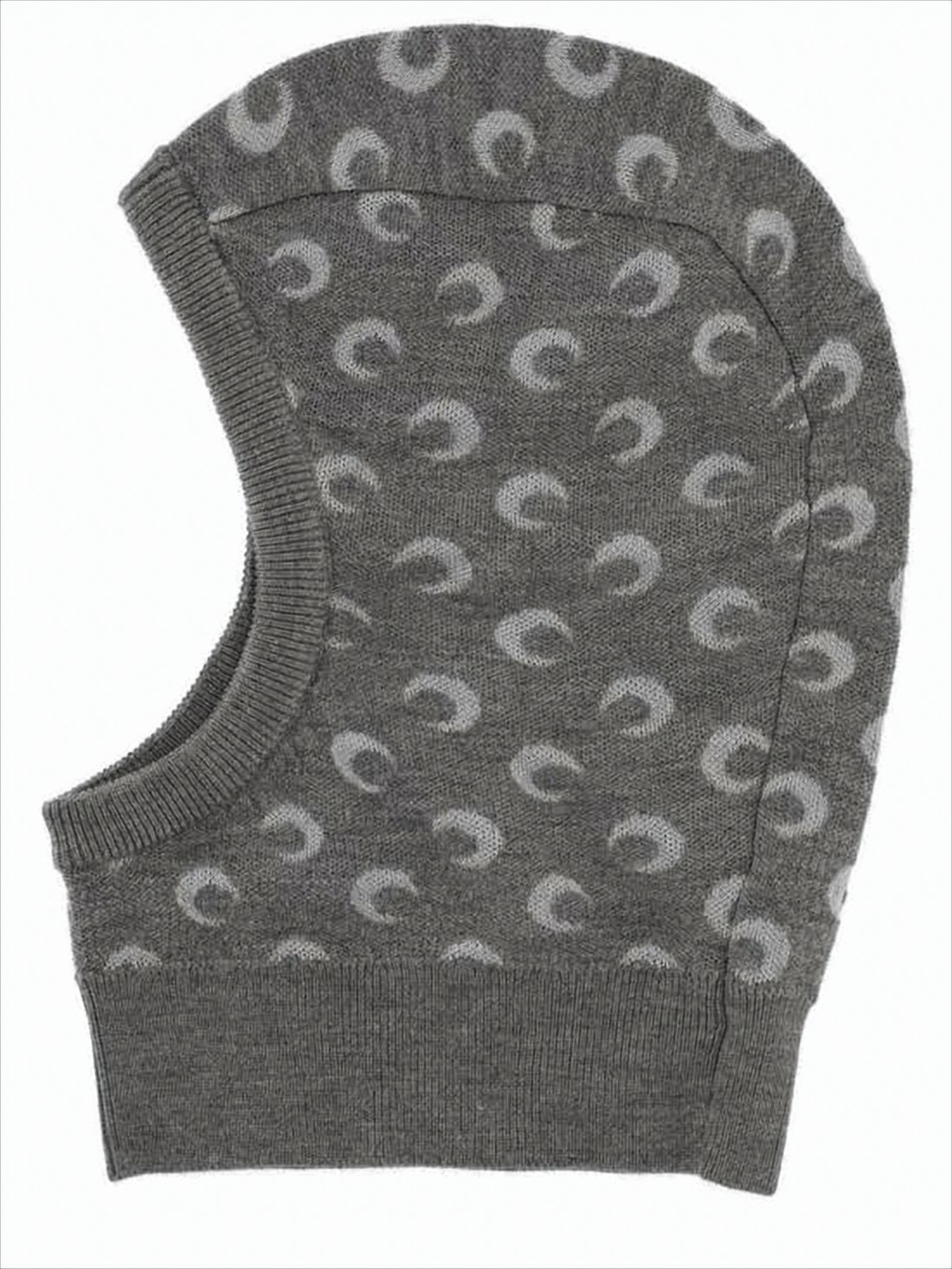 Crescent Moon Patterned Beanie