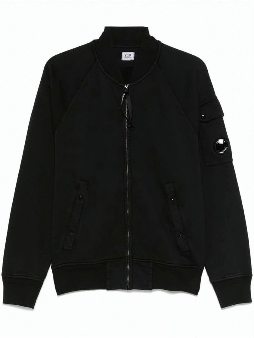 Structured Black Jacket with Ribbed Cuffs