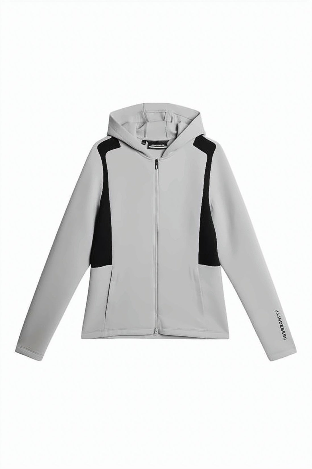 Adjustable Hooded Zippered Sweatshirt