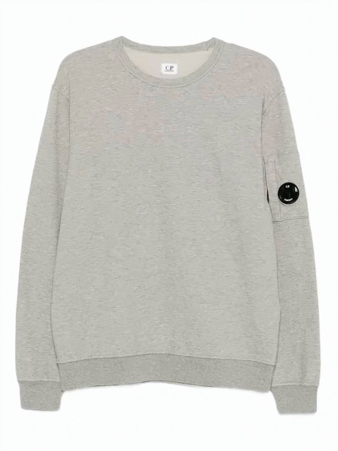 Casual Crewneck Sweatshirt with Distinctive Branding Patch