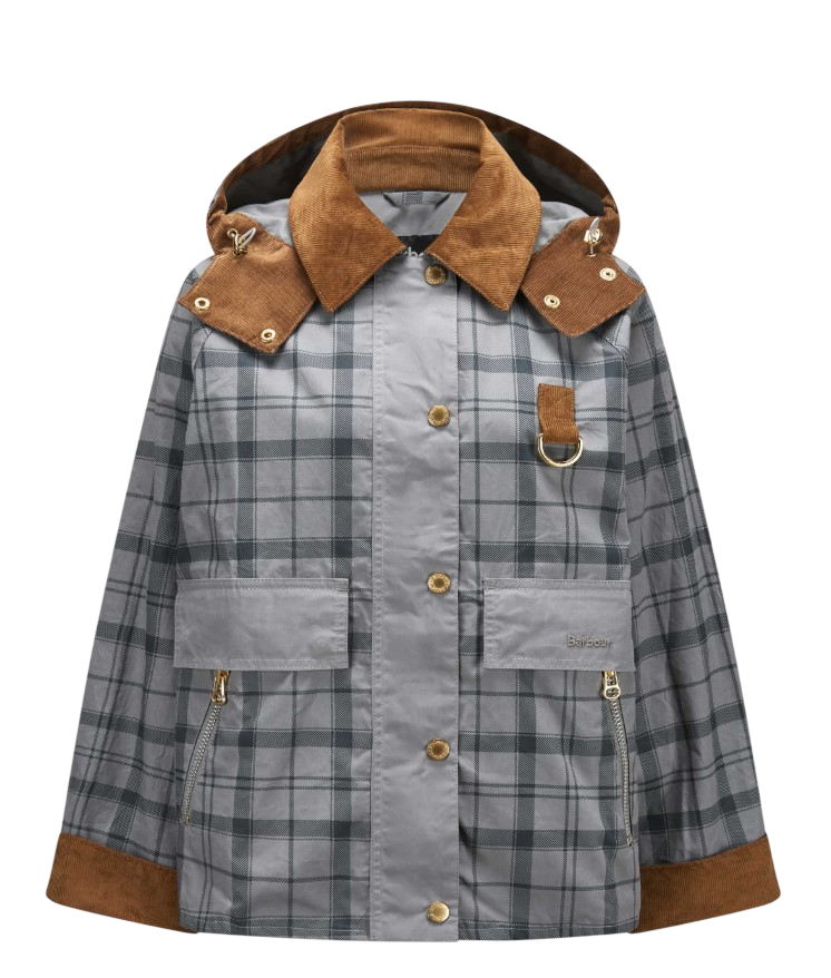 Carnforth Tartan Hooded Casual Jacket