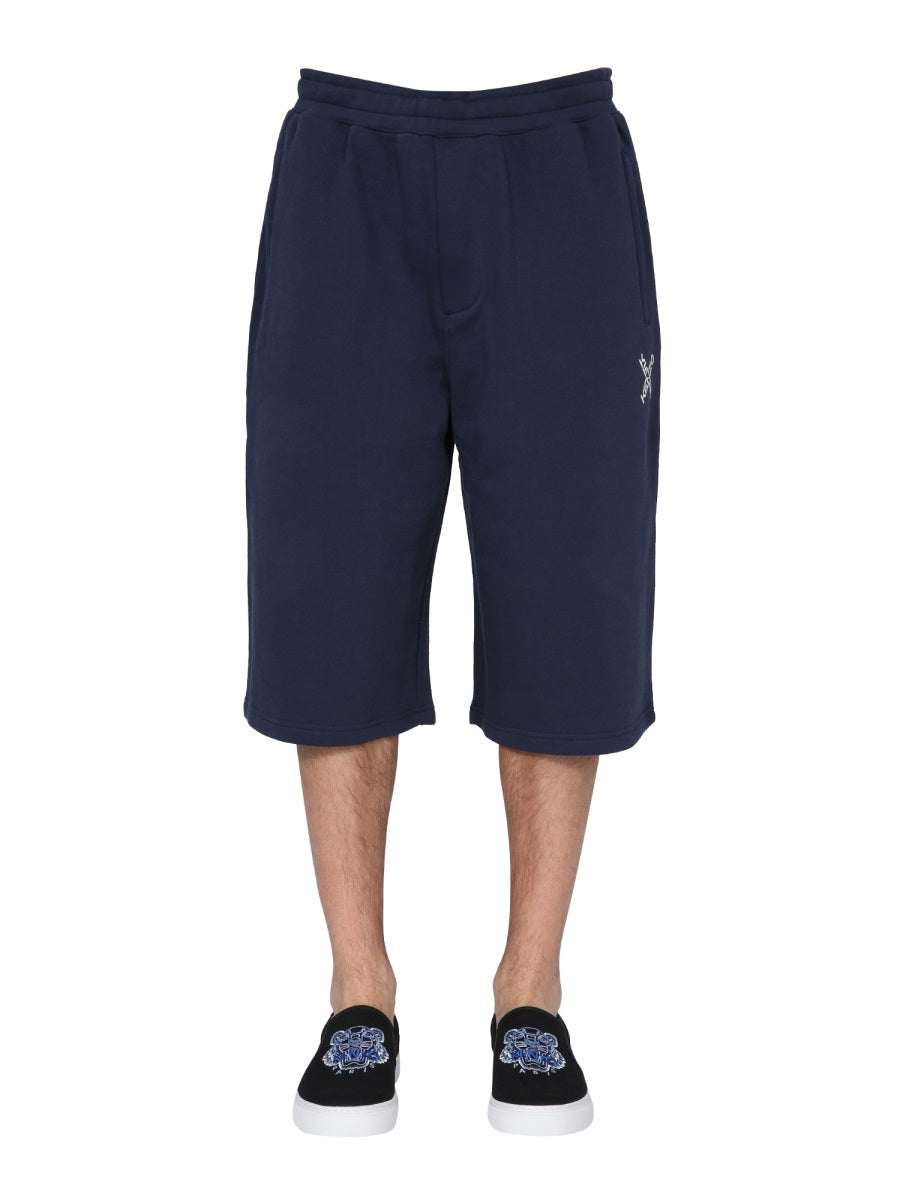 Cotton Sweatshirt Shorts