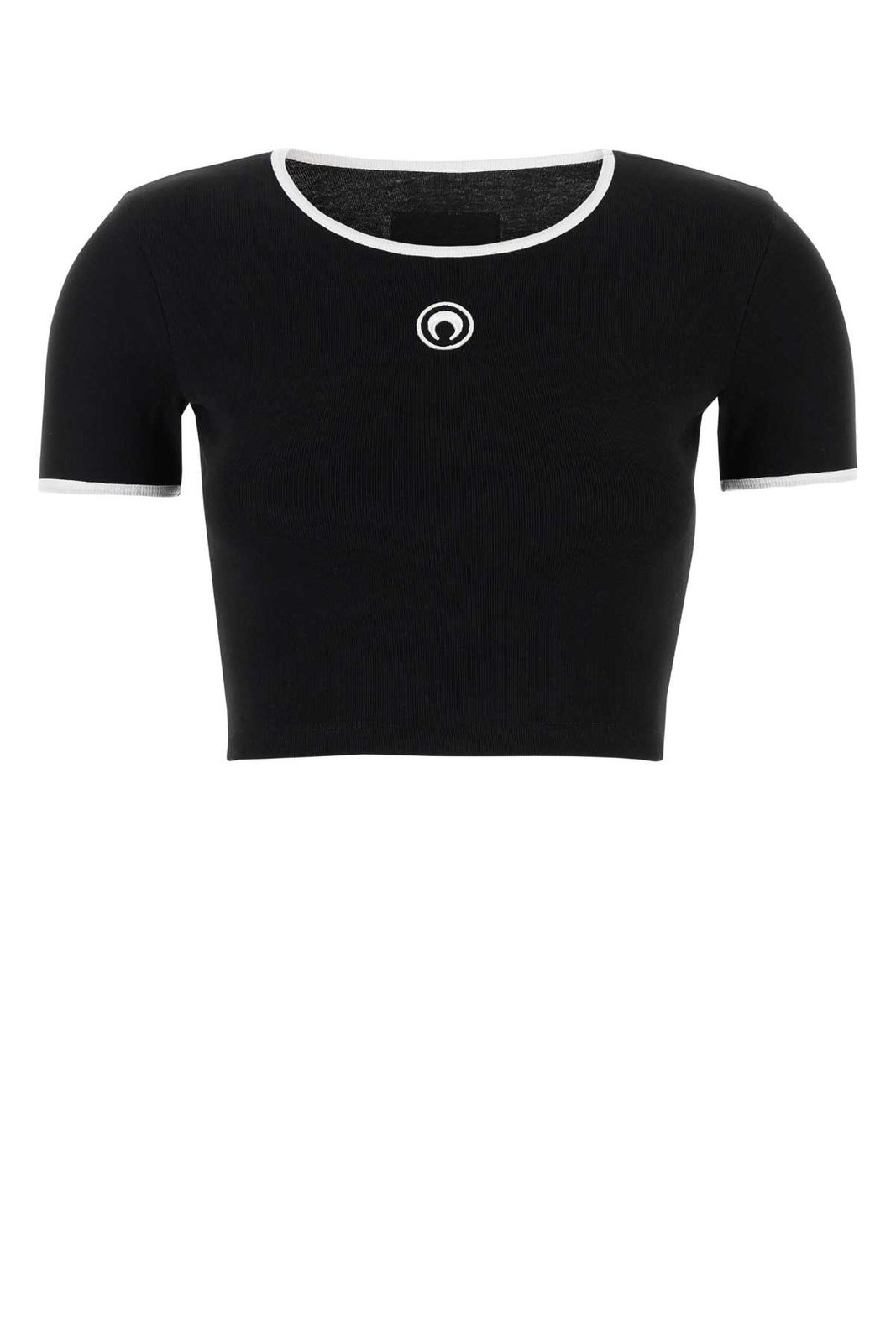 Fitted Black Crop Top