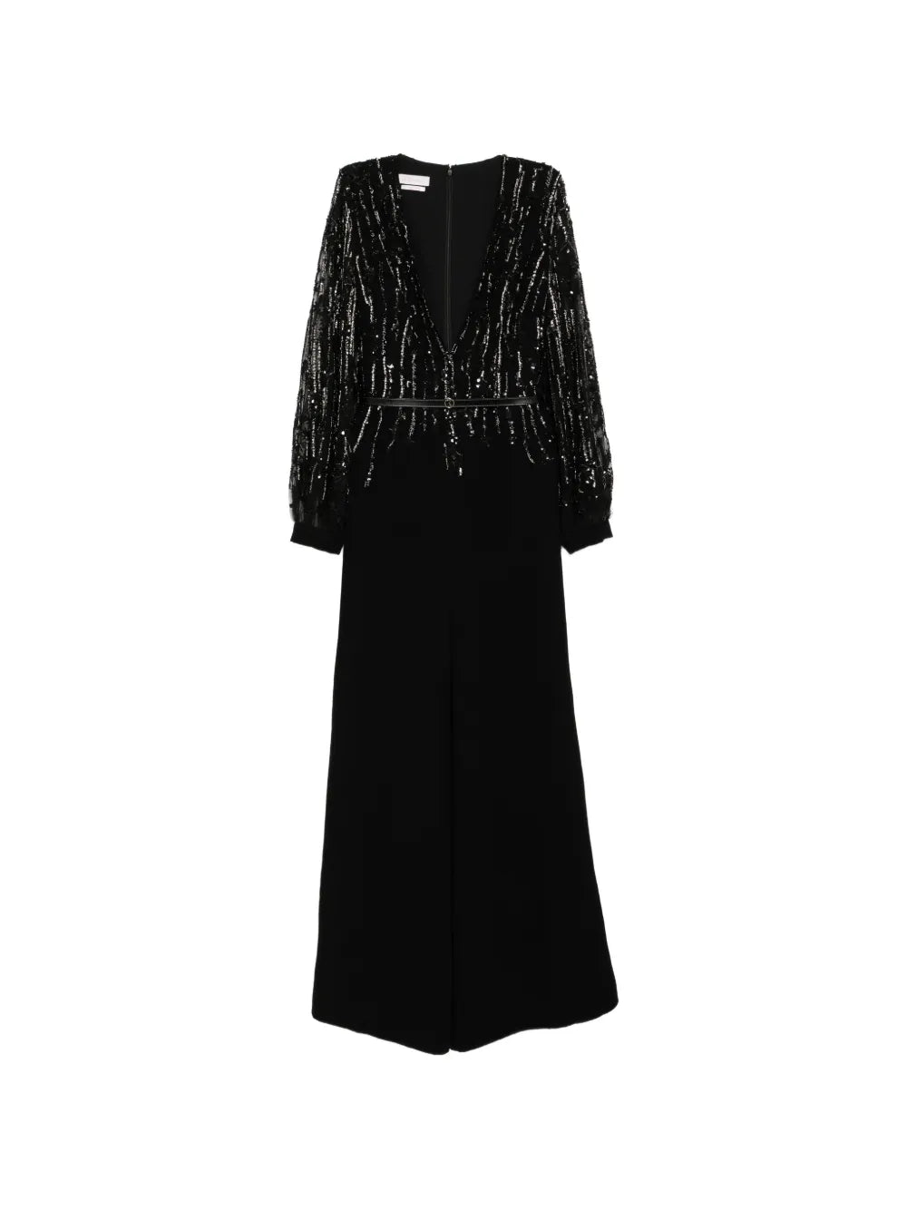 Crepe Beaded Jumpsuit