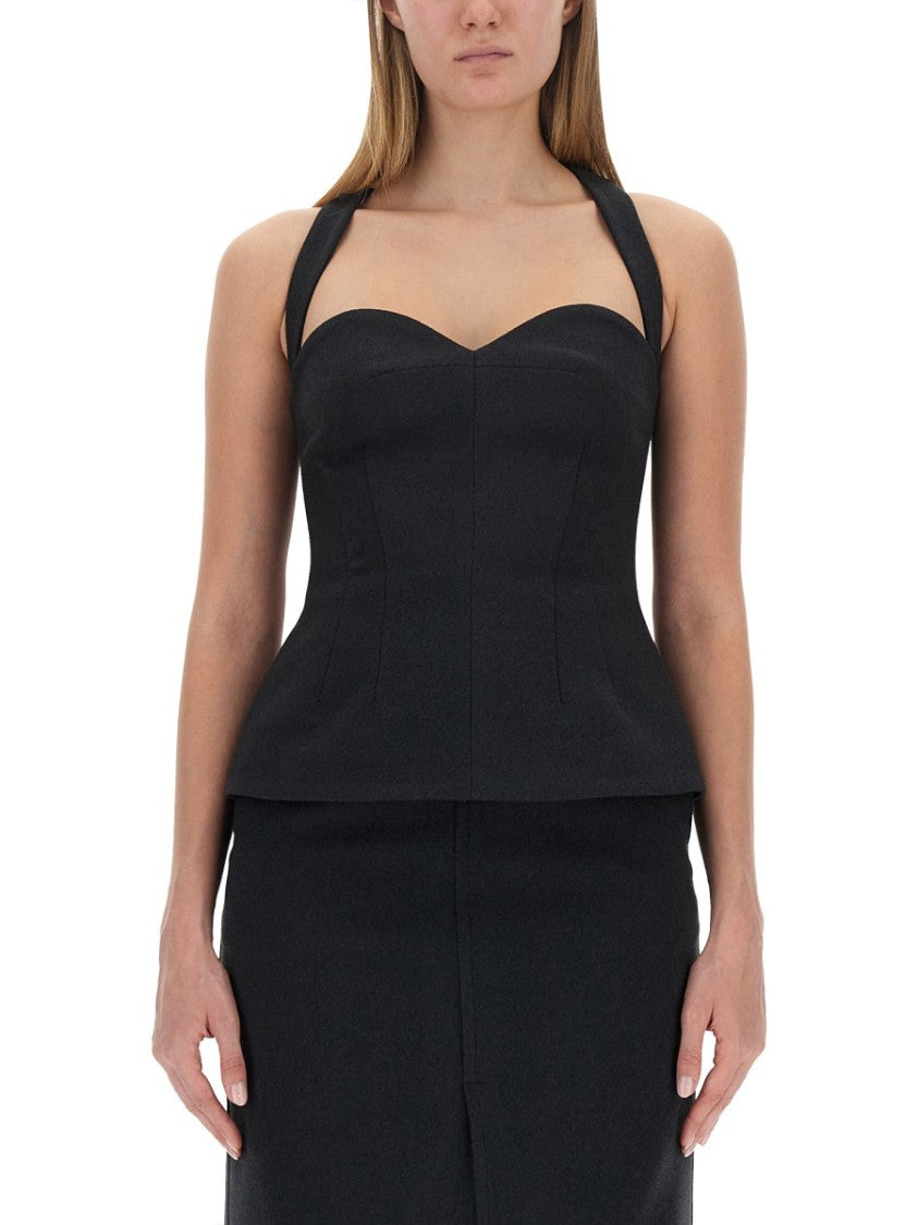 Bustier Top With Sweetheart Neckline