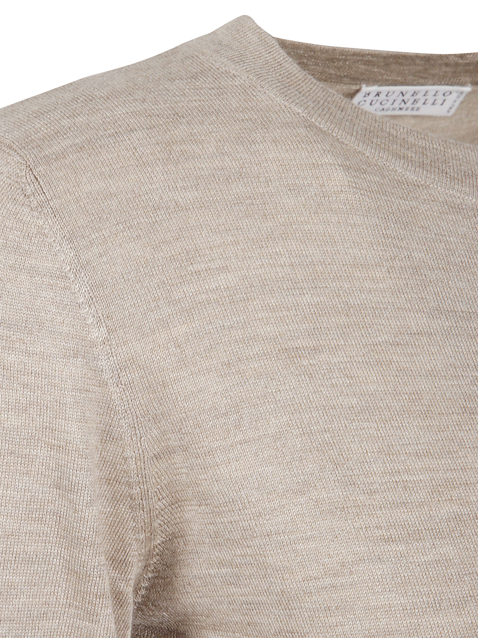 Fine Knit Sweater In Cashmere