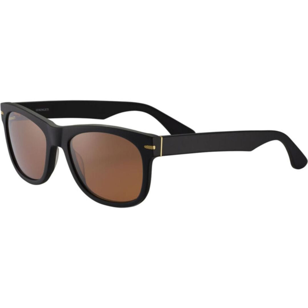 Foyt Large Rectangular Frame Sunglasses with Matte Finish
