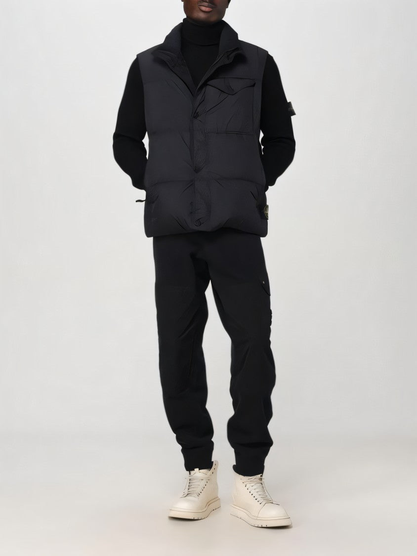 Jogger Pants With Elastic Waistband And Cuffs