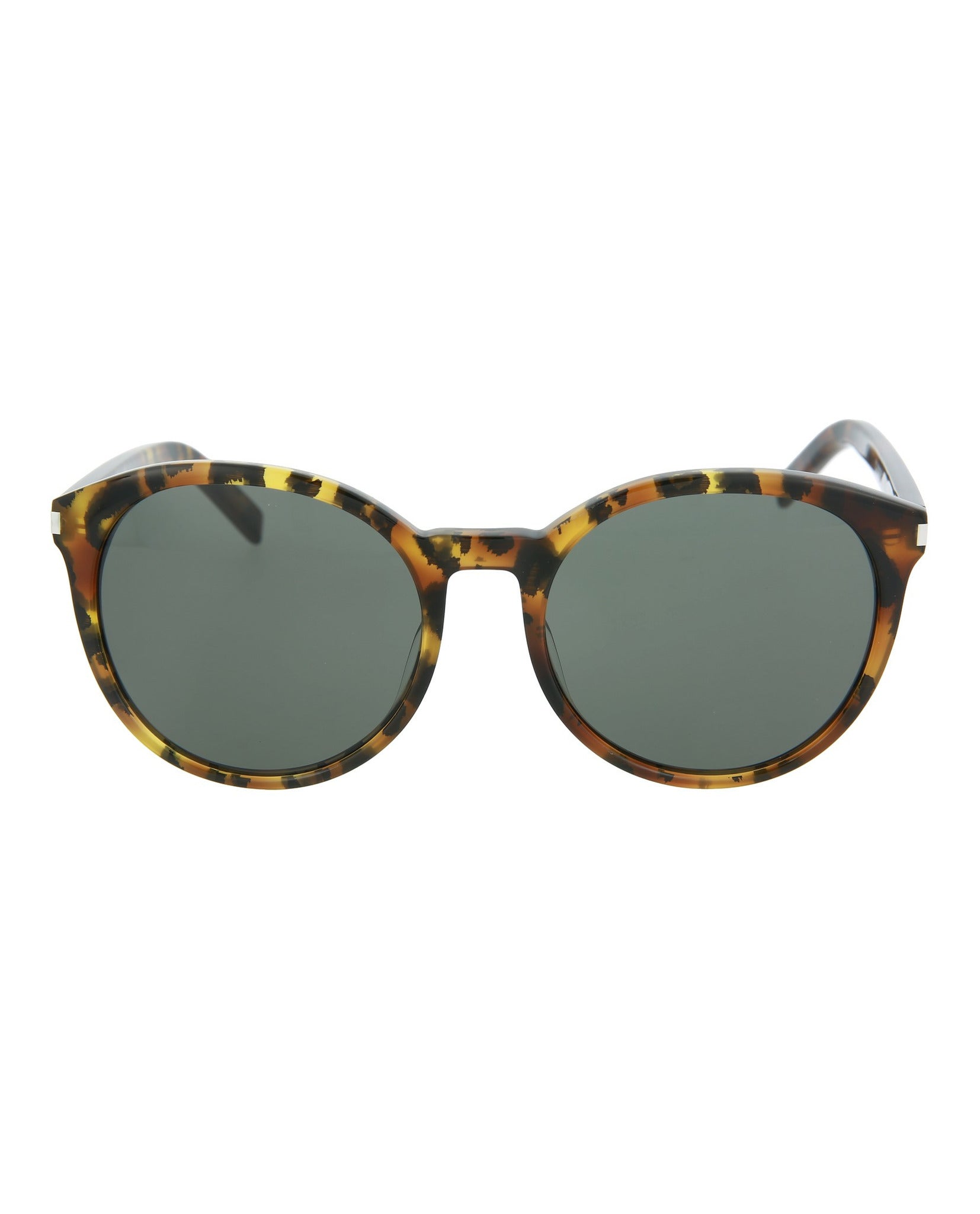 Round-Frame Acetate Sunglasses