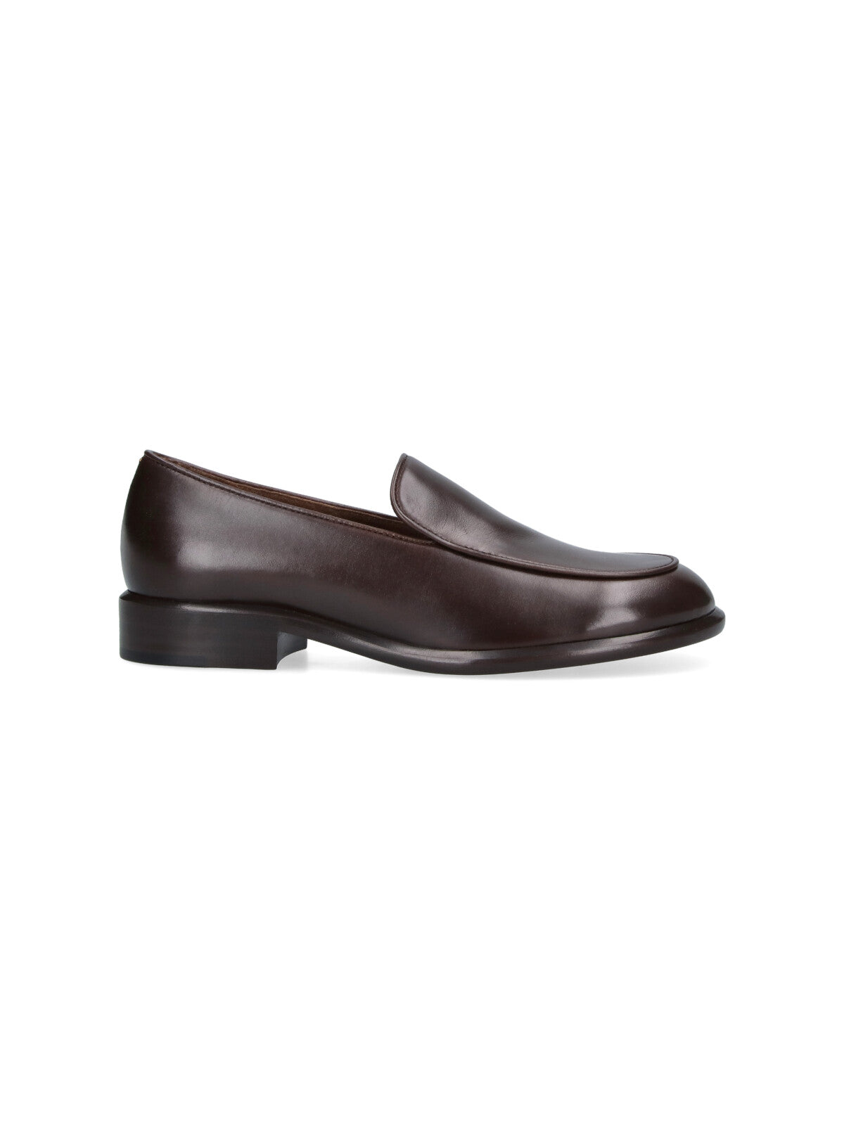 Brown Miles Rounded Toe Moccasins