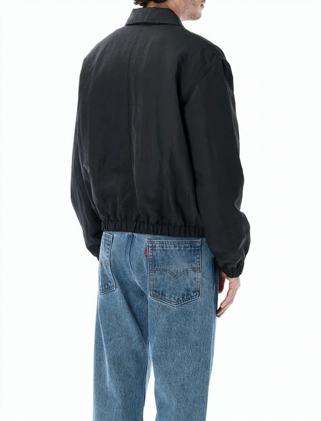 Black Jacket with Front Zipper