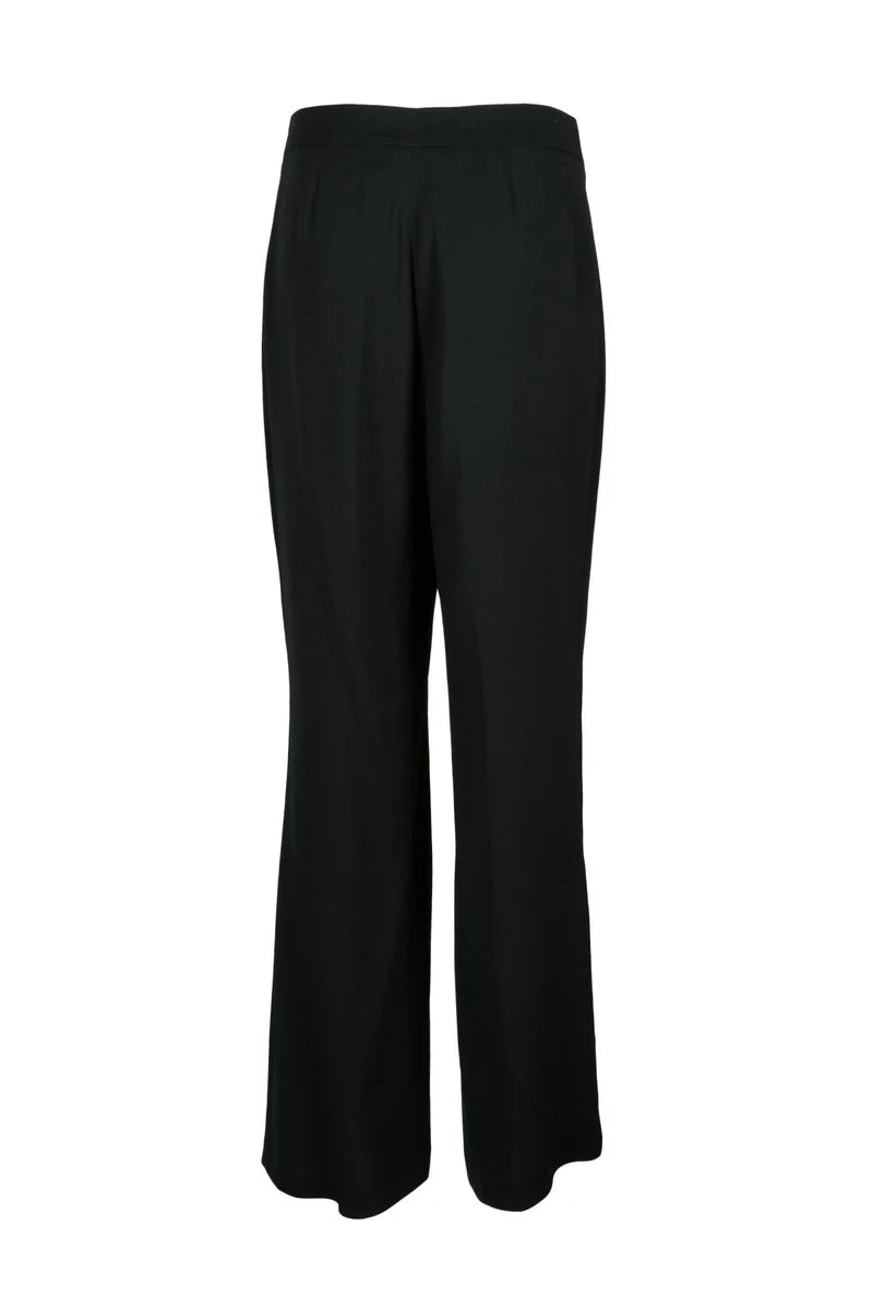 Acetate Viscose Trousers - Black