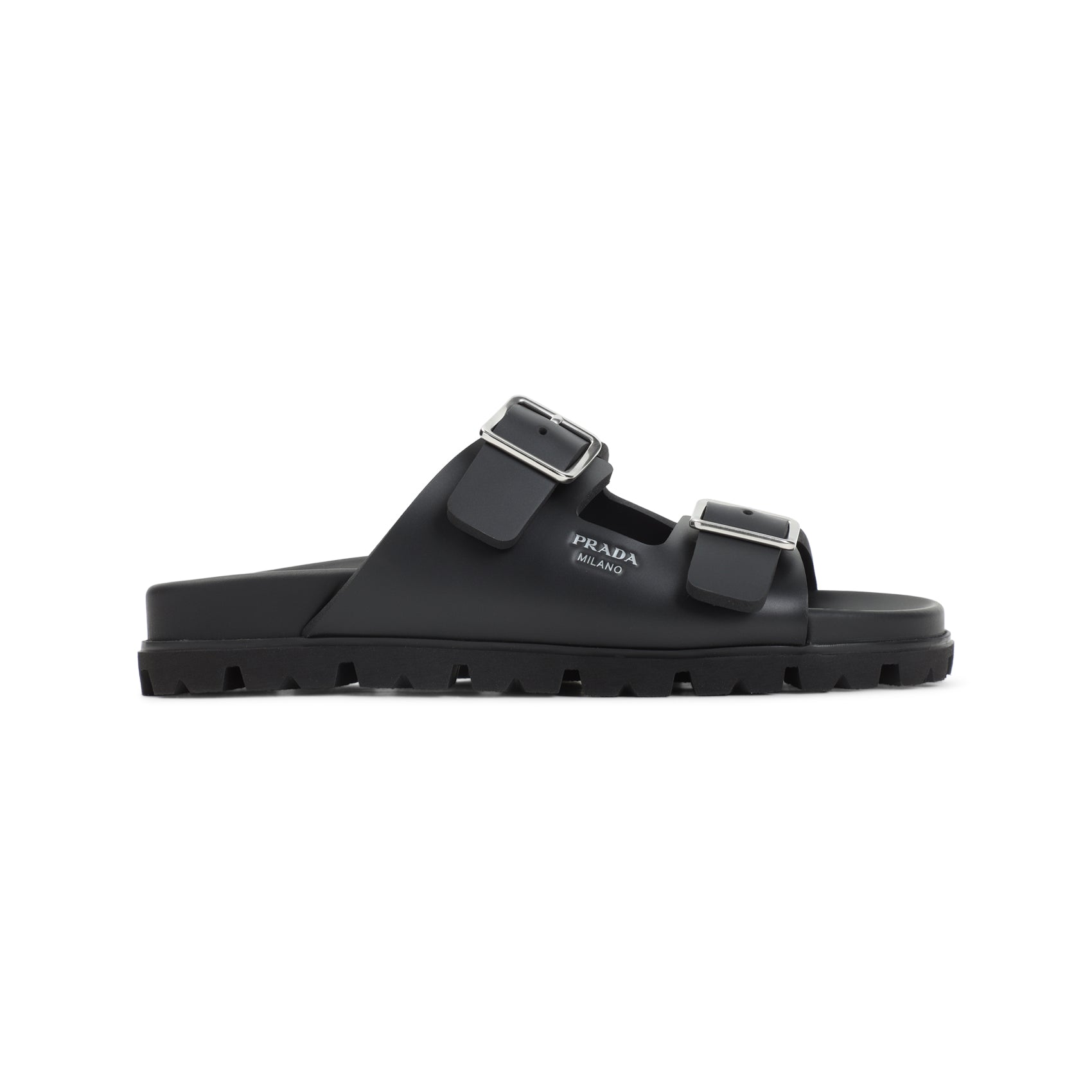 Adjustable Black EVA Sandals with Contoured Footbed