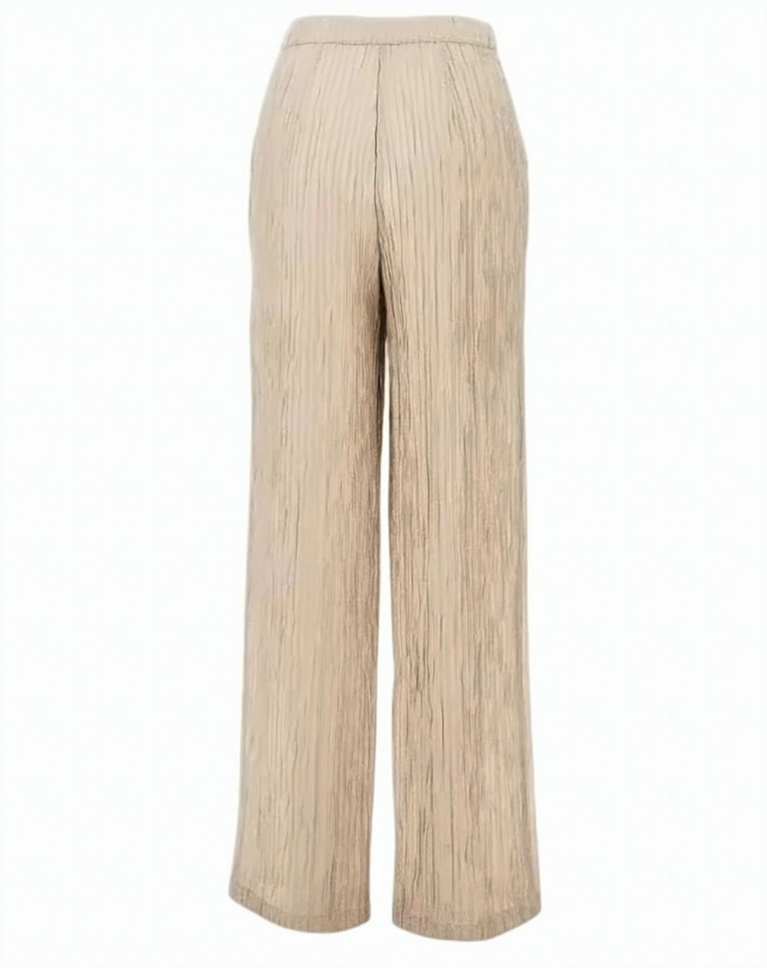 Lurex Taffeta Textured Wide Leg Pants