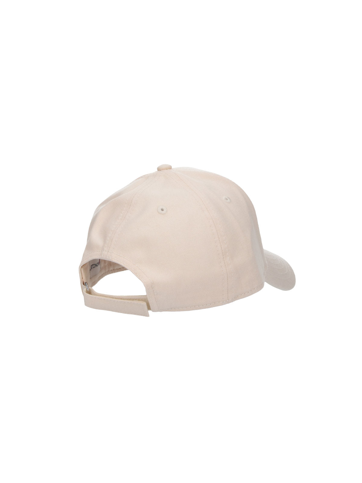 Cream Cotton Baseball Cap Multicolor Logo