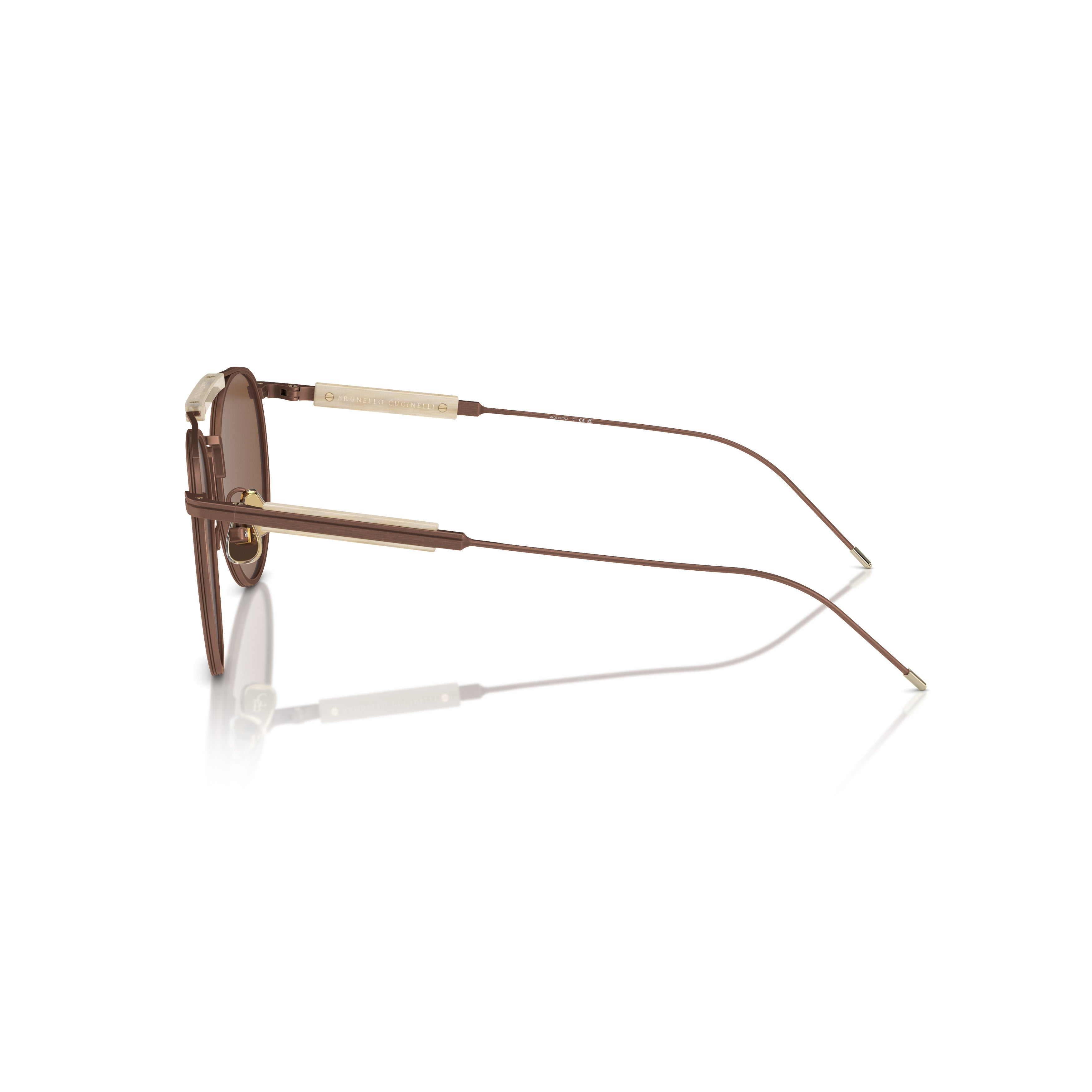 0bc2004st Titanium Frame Sunglasses with Double Bridge Design