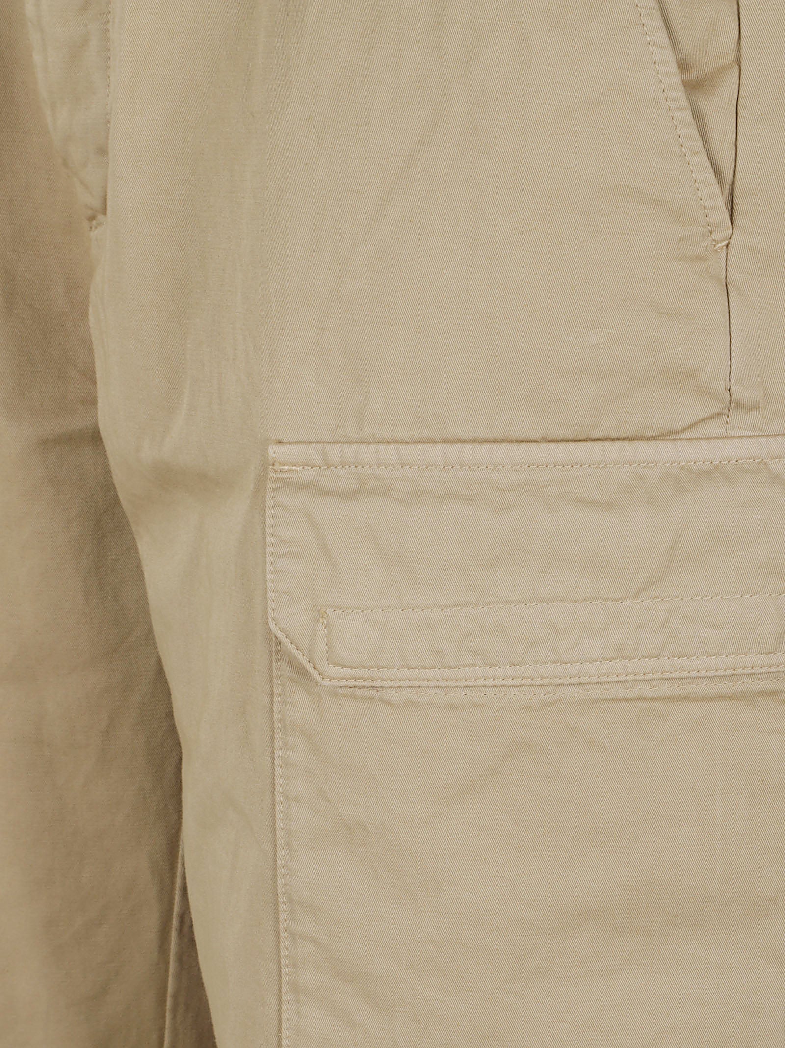 Straight-Leg Trousers with Cargo Pockets