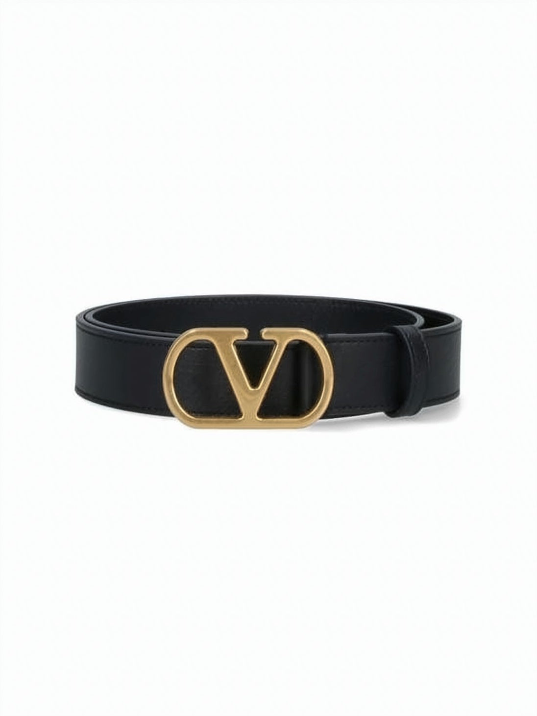 Black Cowhide Belt