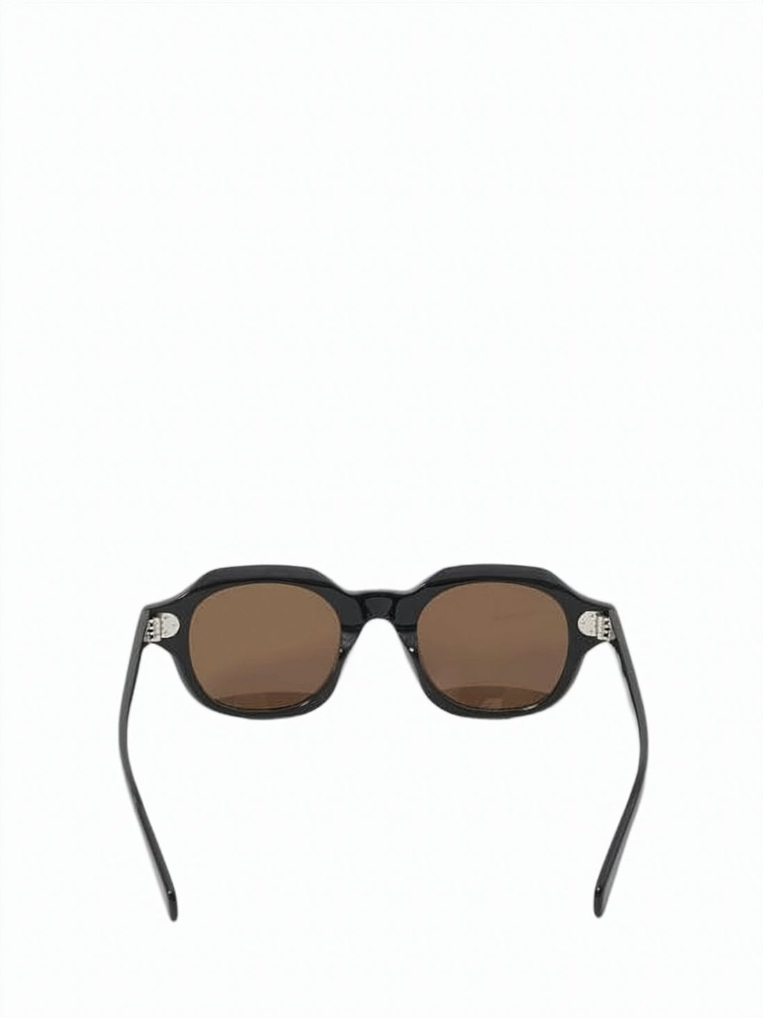 Rectangular Black Acetate Sunglasses