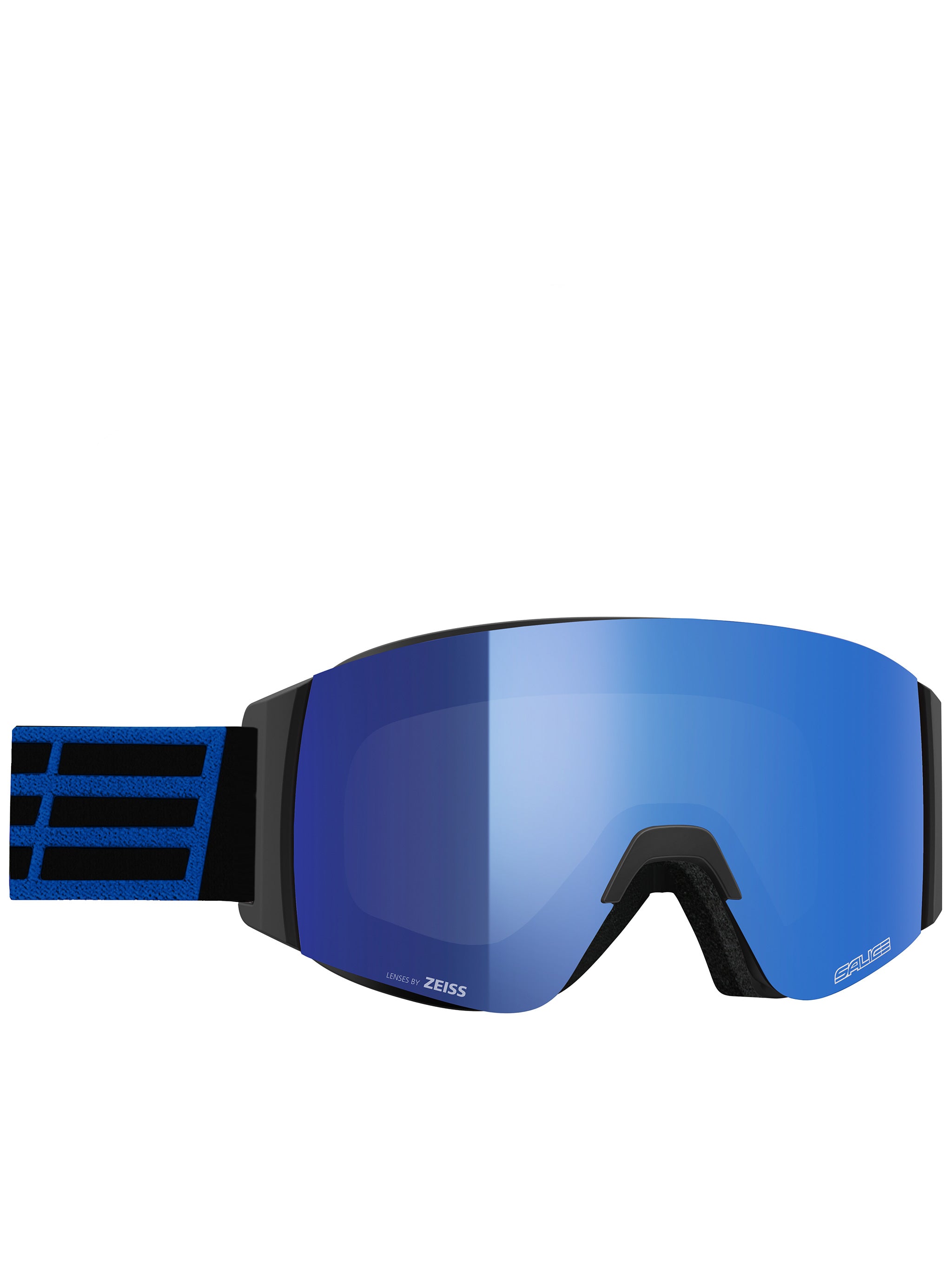 Black Wide Curved Gradient Ski Goggles