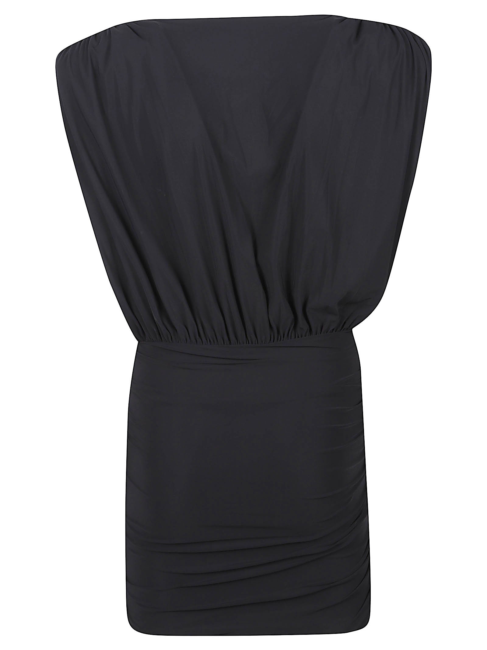 Candice Deep Black Mini Dress