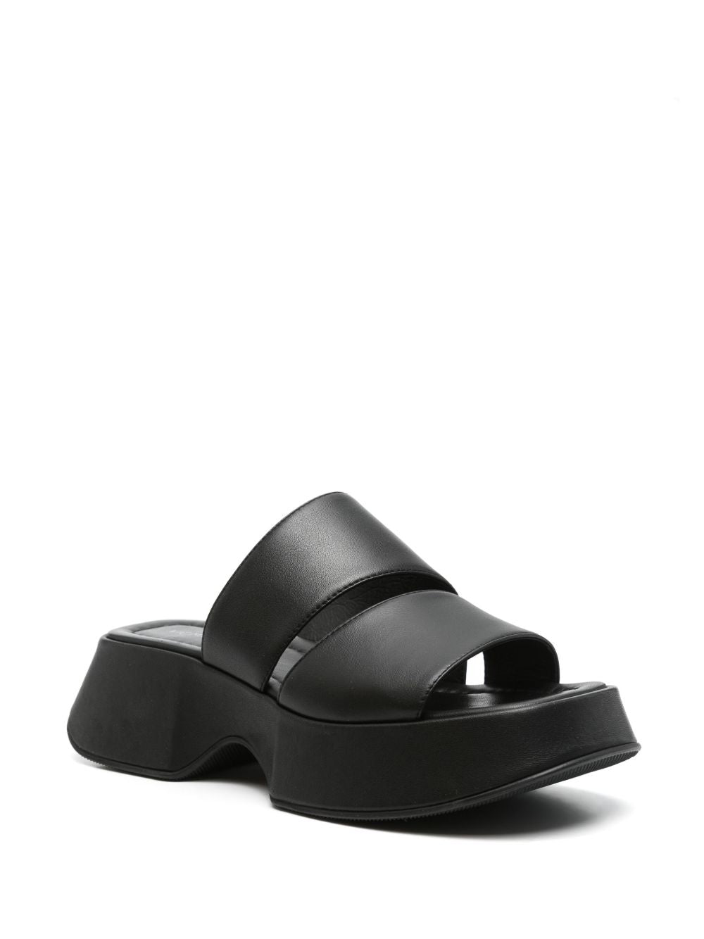 Contemporary Black Sandals