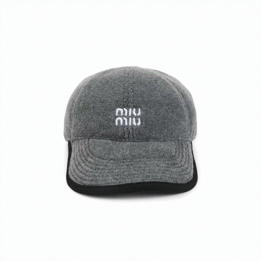 Textured Grey Baseball Cap