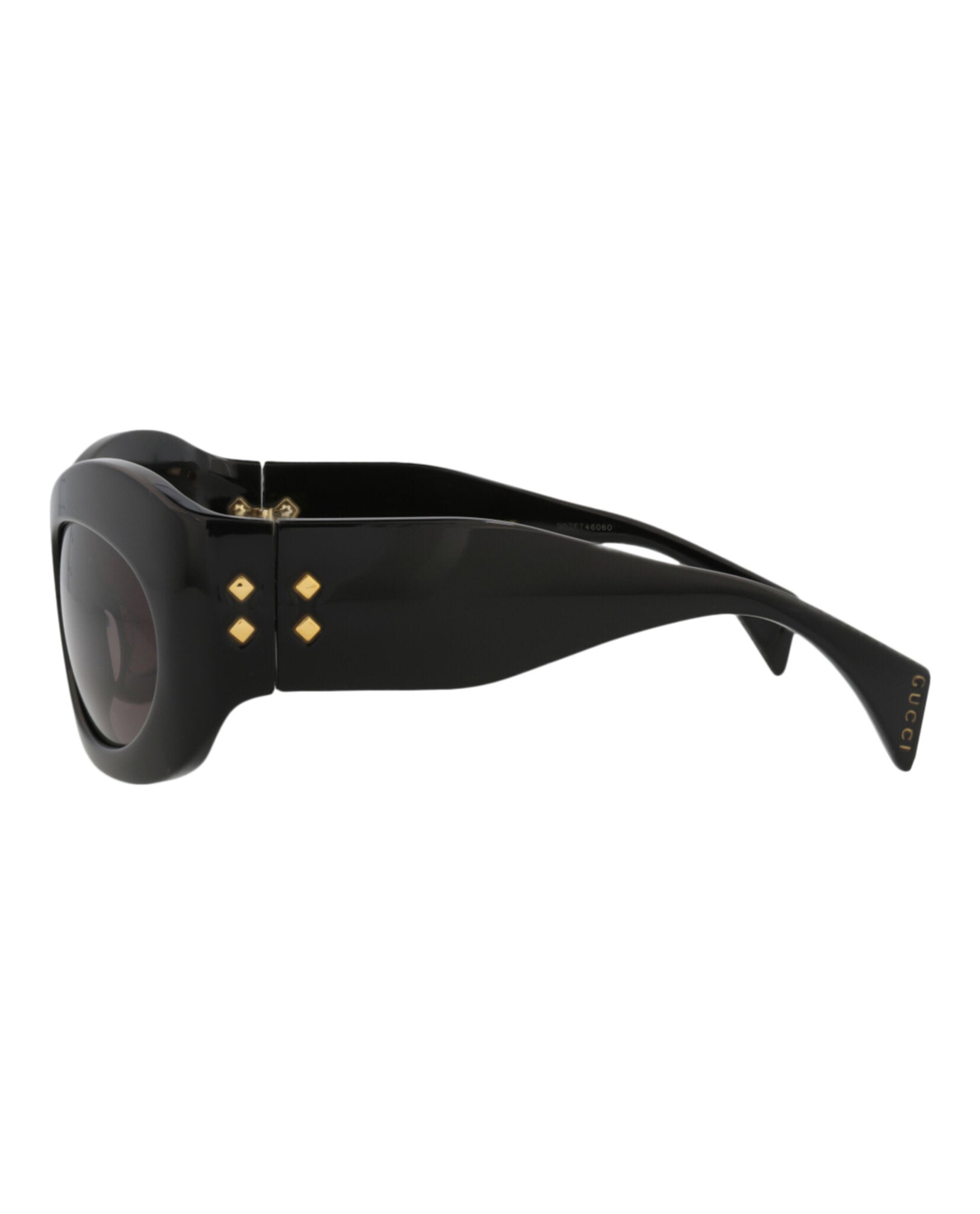 Shield-Frame Recycled Acetate Sunglasses