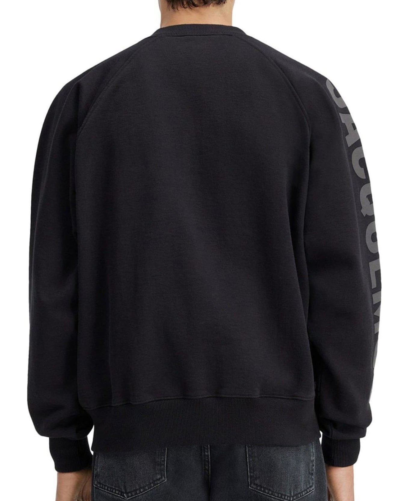 Long-Sleeve Crewneck Sweatshirt with Tonal Branding