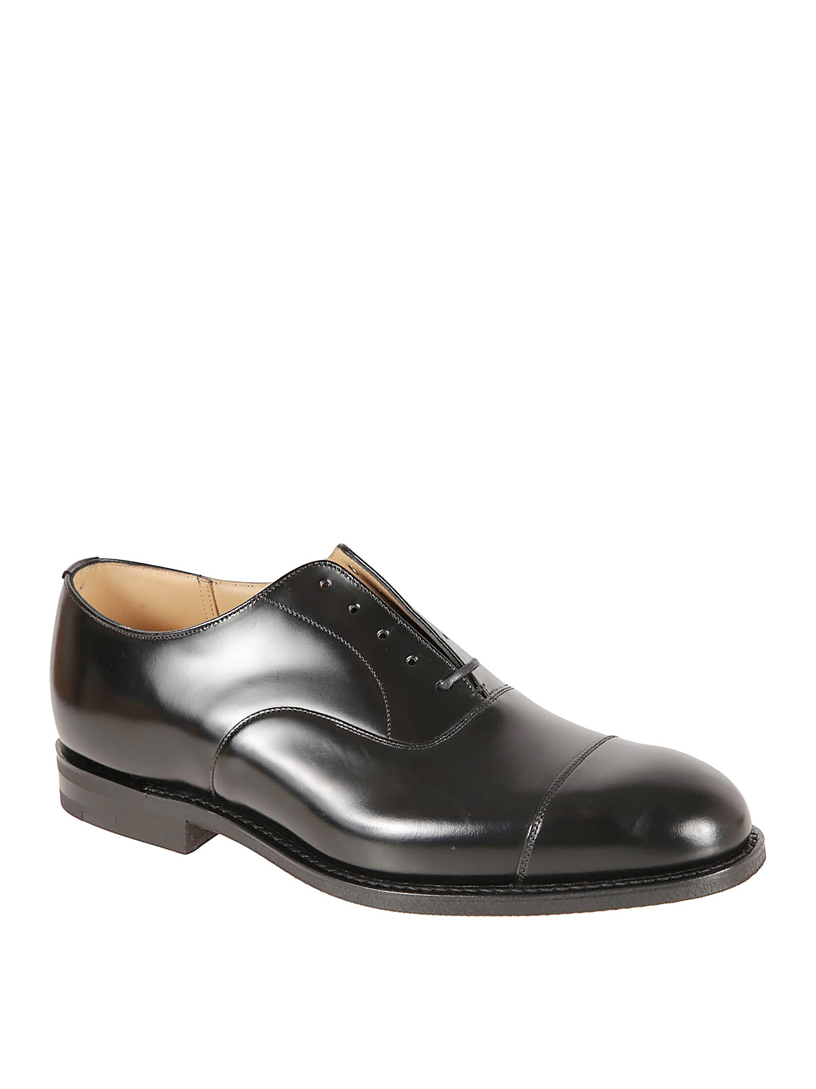 Cap Toe Flat Shoes