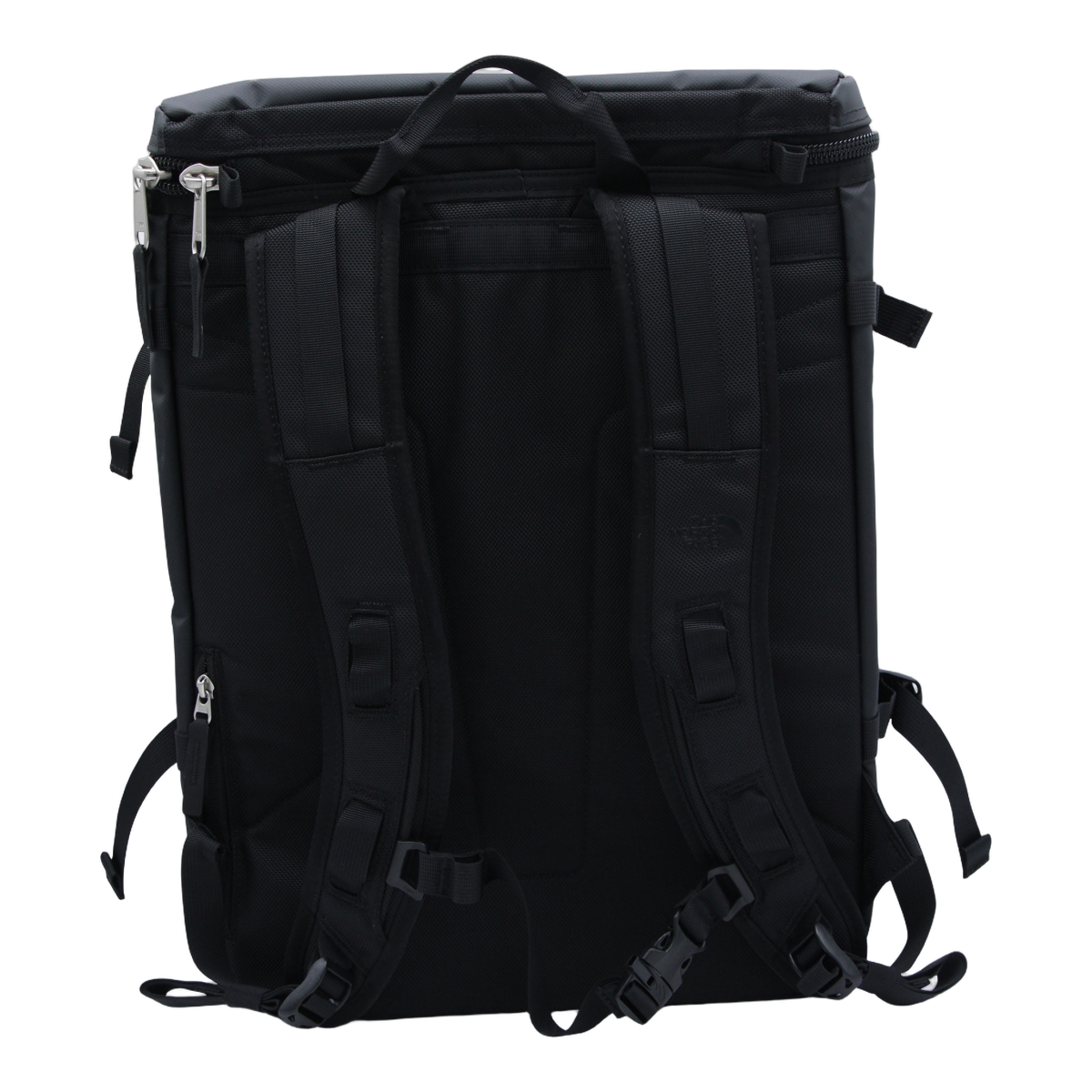 Rectangular Black Backpack